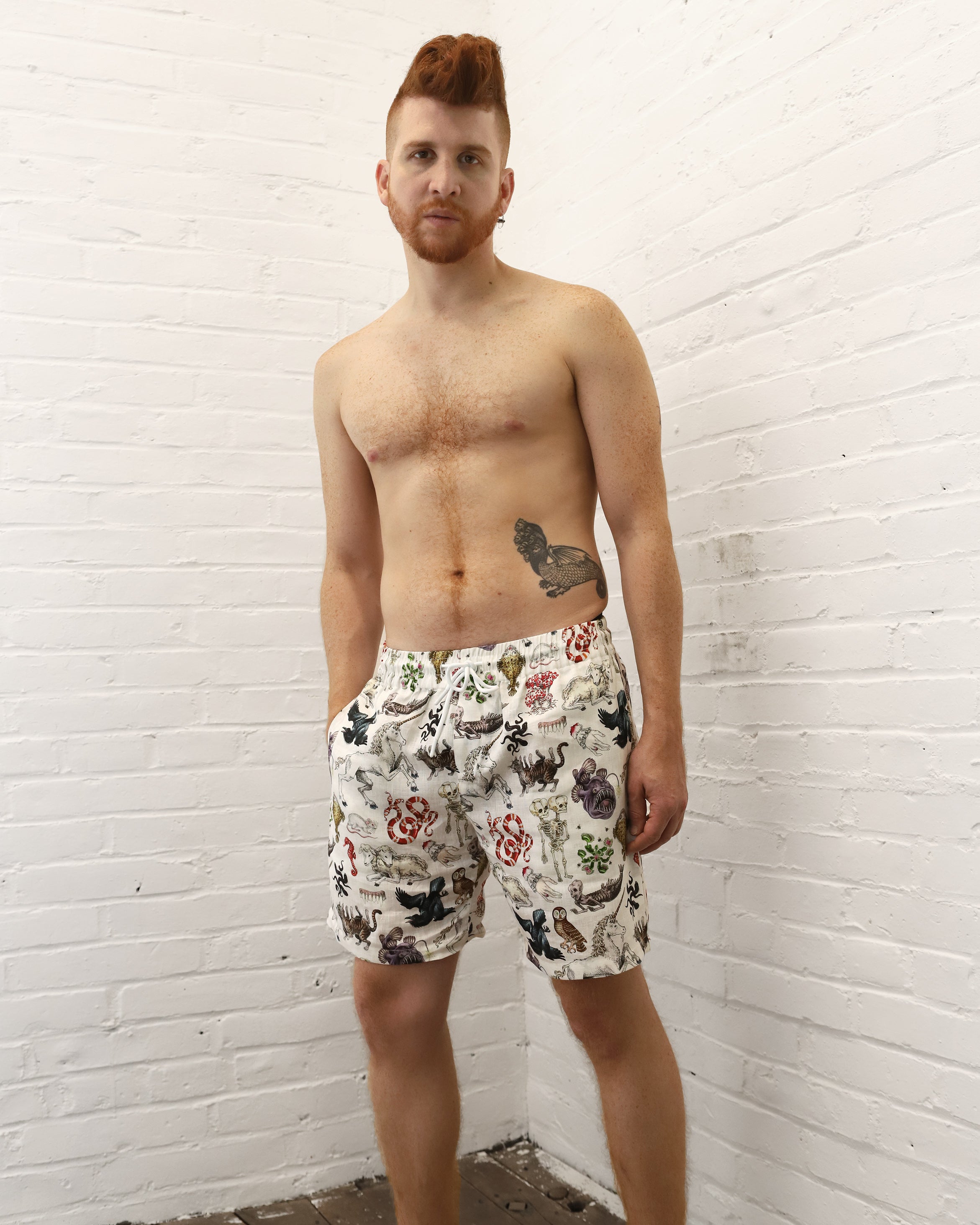 Freak of Nature Linen Shorts â PRETTY SNAKE